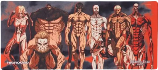 Higround x Aot2 All Titans Mousepad XL